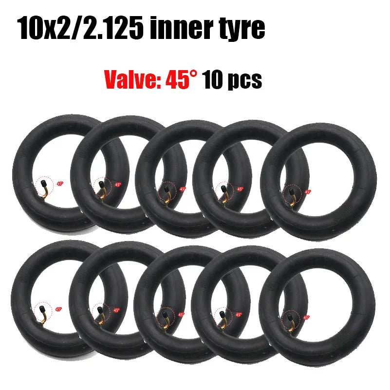 1/2/5/10 PCS 10x2/2.125 Original Butyl Rubber Tire Pneumatic 10x2 10x2.125 Camera With 10 Inch Inner Tube For Electric Scooter B