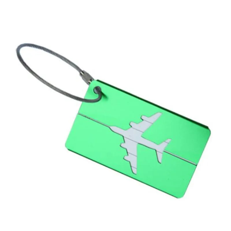 New Fashion Luggage Tags Aluminium Alloy Women Men Travel Luggage Suitcase Straps Baggage Name Label Holder Travel Accessories