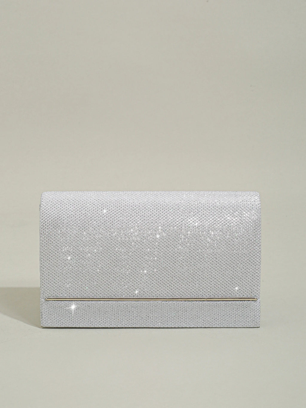 Elegant Evening clutch Bag.women's chain shoulder bag.glamorous light. small clutch bag.glitter square bag