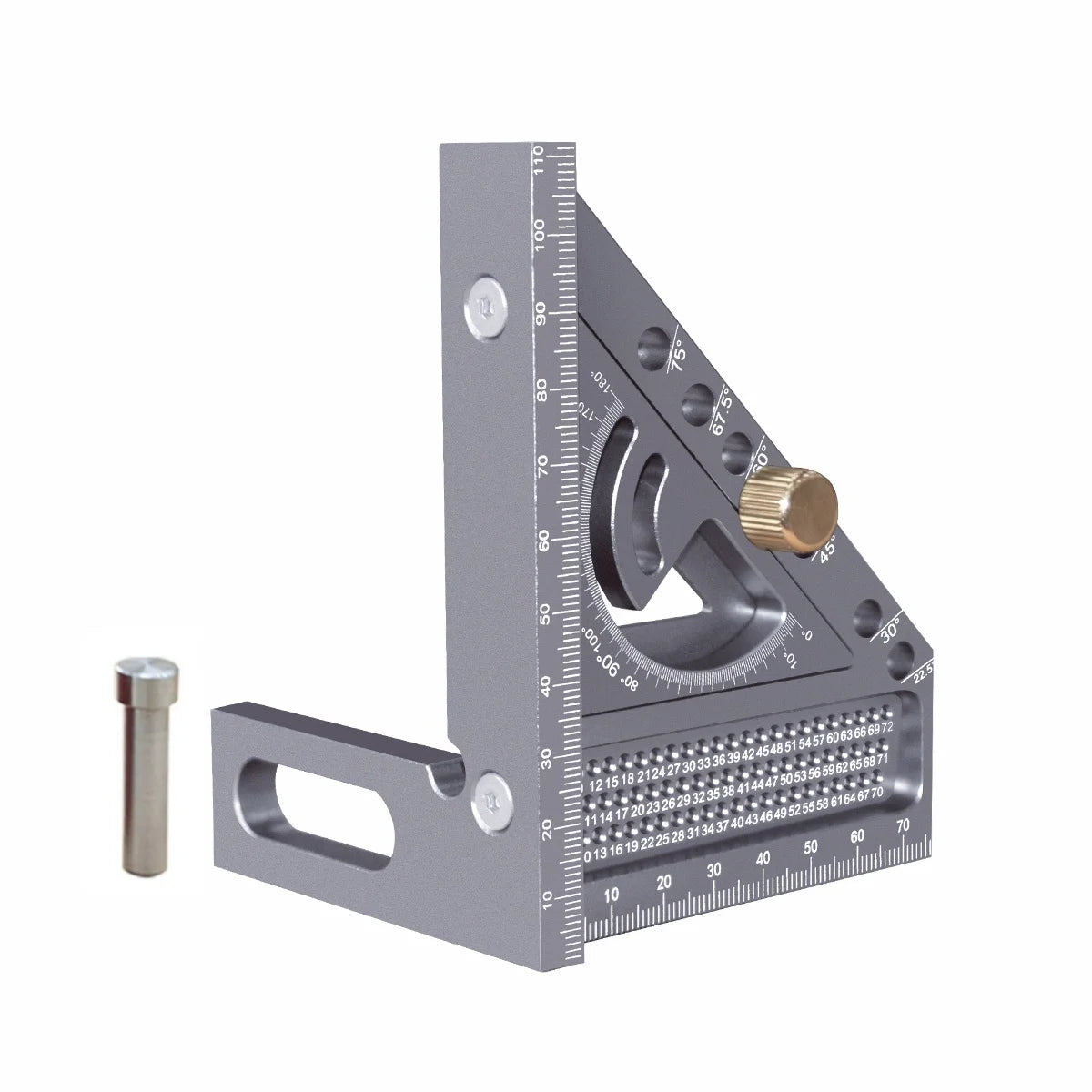 2-in-1 Upgraded Carpentry Set Square - with  Small Triangle Ruler - 3D Multi-Angle Carpentry Square Protractor With Angle Tool
