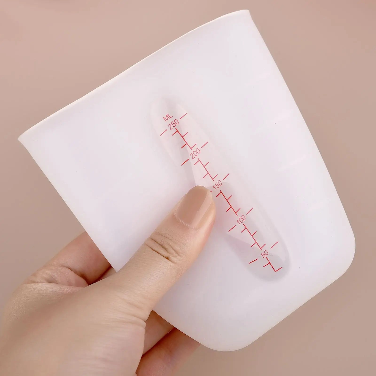 125/250/500ml Silicone Measuring Cup Tools With Scale DIY Gypsum Plaster Epoxy Resin Glue Mixing Cup Tools For Jewelry Making