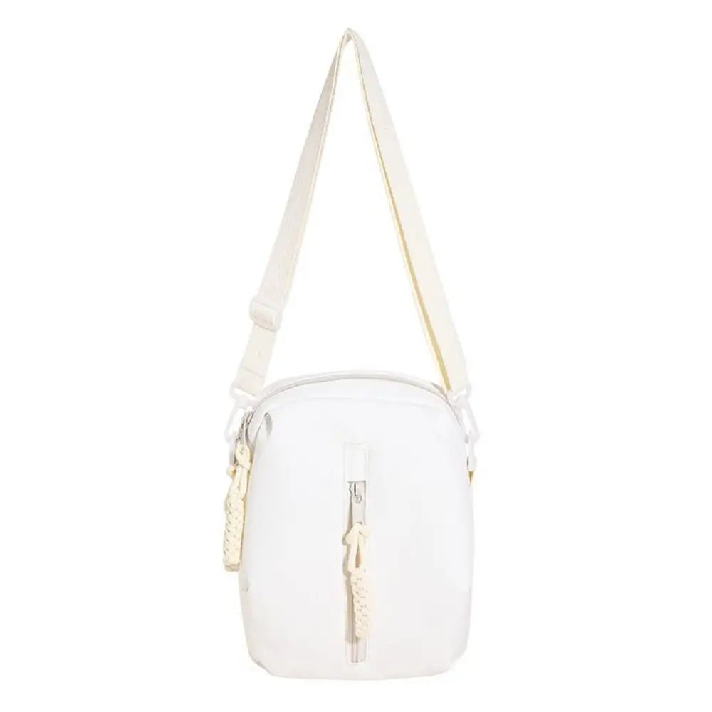 Creative Solid Color Kawaii Itabag Crossbody Bags Wallet Transparent Bags Small Item Bag Zipper Bag Shoulder Bag Girl