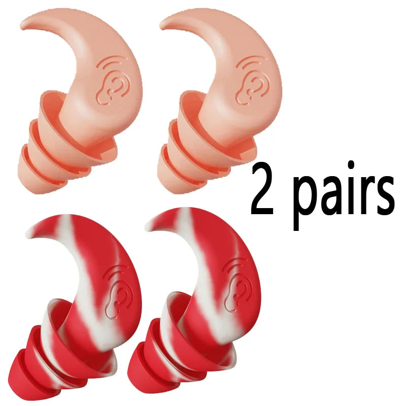 Silicone Earplugs Sleeping Earplugs for Sleep Anti-Noise Silicone Earplugs Ear Plugs Prevent Snoring Ear Plugs Health
