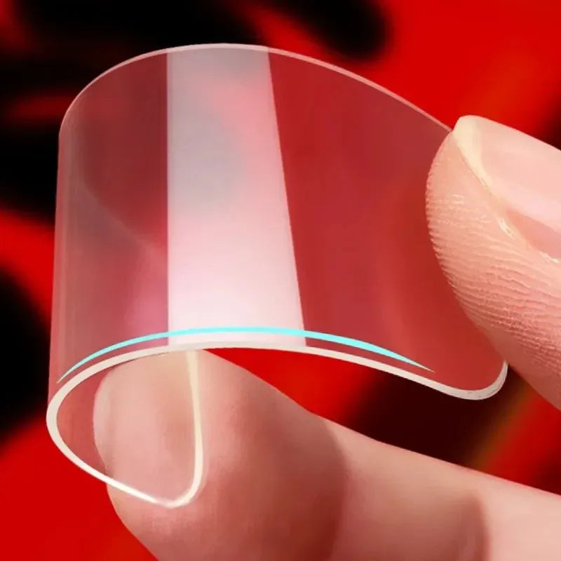 Reusable Double Sided Adhesive Tape Multifunctional Waterproof Transparent PVC Nano Tapes Strong Adhesive Office Home Supplies