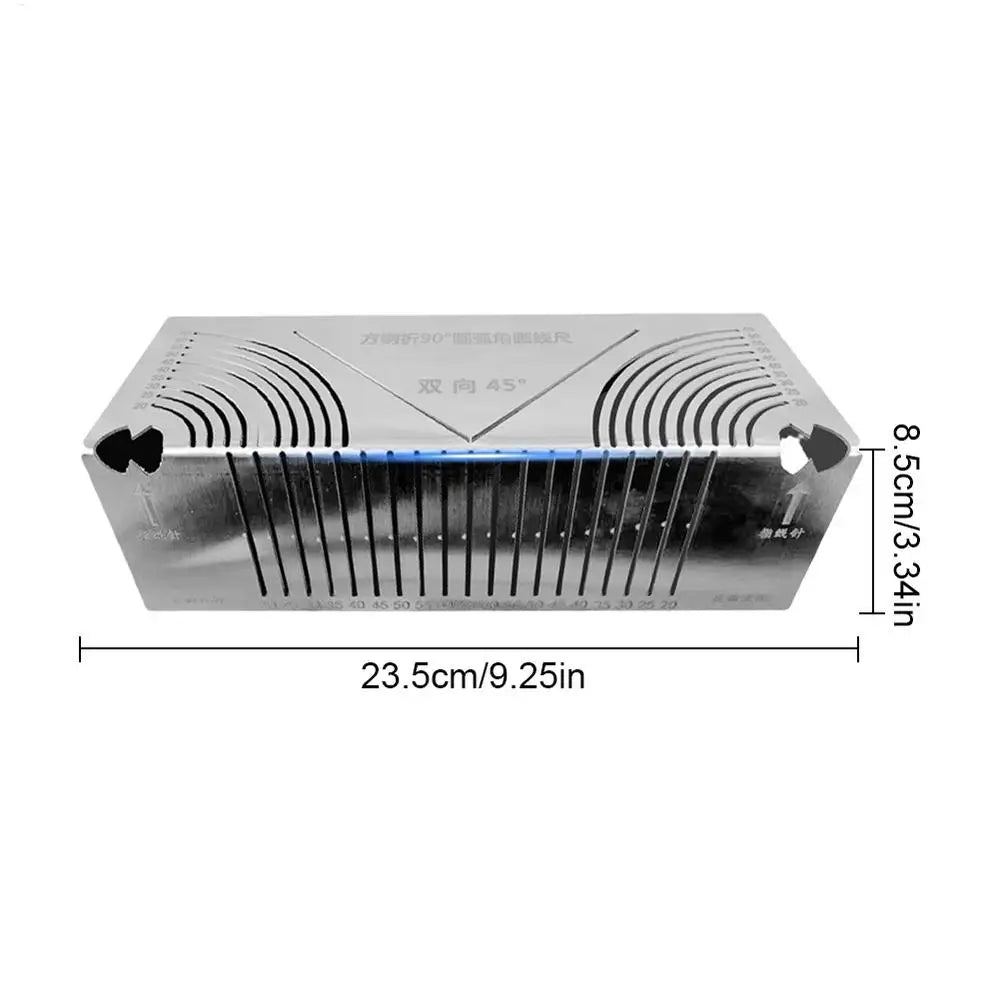 Precision Flex Angle And Arc Marking Tool Angle Steel Pipes Bending Marking Tool Welding Square Pipe Marking Pipe Cutting Guide