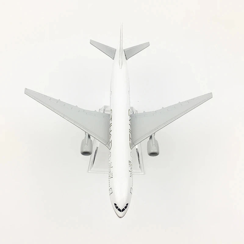 16CM Child Toy Plane 1/400 B777 Etihad Airlines Alloy Aircraft Toys Child Metal Scale Aircraft Models