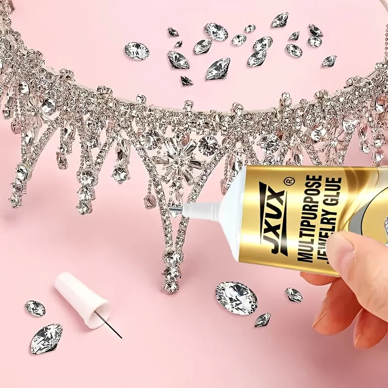 B-7000 Super Adhesive Glue, Industrial Strength B7000 Glues Paste for Rhinestones Crafts, Clothes Shoes, Fabric, Jewelry Making (50g/1.68 fl oz)