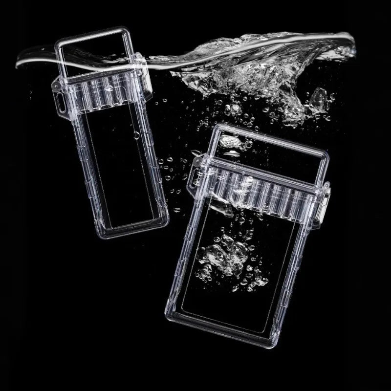 New model Cigarette case 3/5 pack cigarette slot Sealed Waterproof Anti pressure Cigarette Box men women Cigarette Accessories