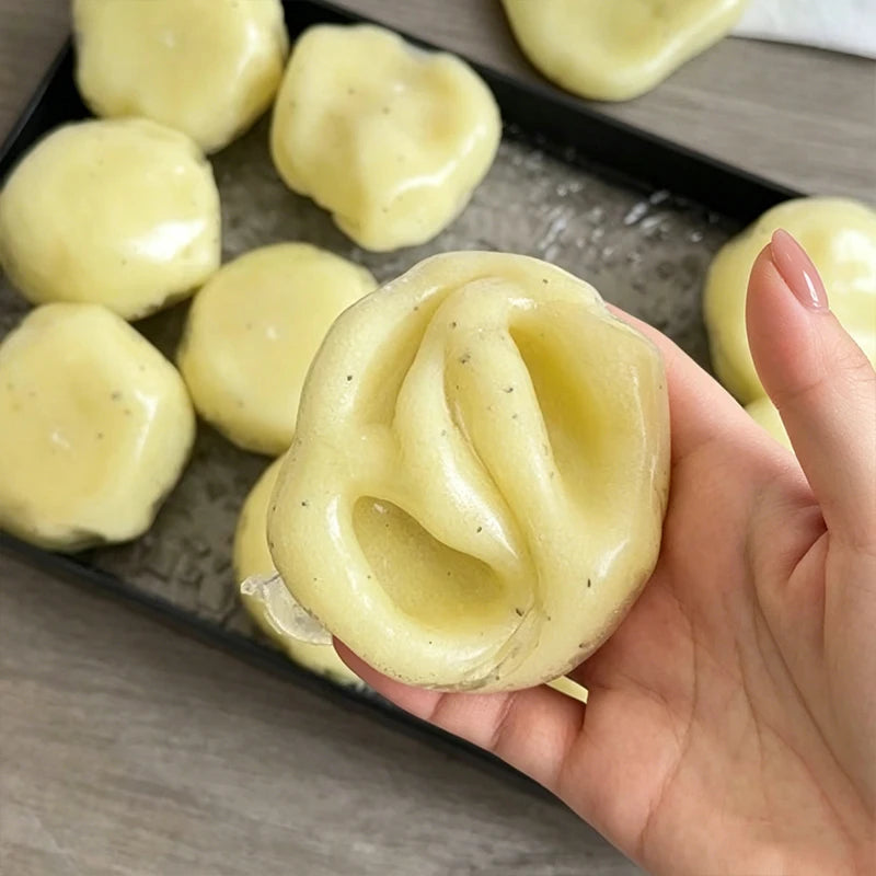 Handmade Squishy Mashed Potatoes Stress Ball Toy Ice Sand Potatoes No rebound Squeeze Fidget Toy ASMR Sensory Anti Stress Toys