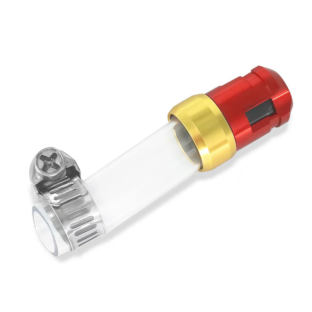 1pc Motorcycle Accessories Air Filter Drain Pipe Aluminum Alloy Head