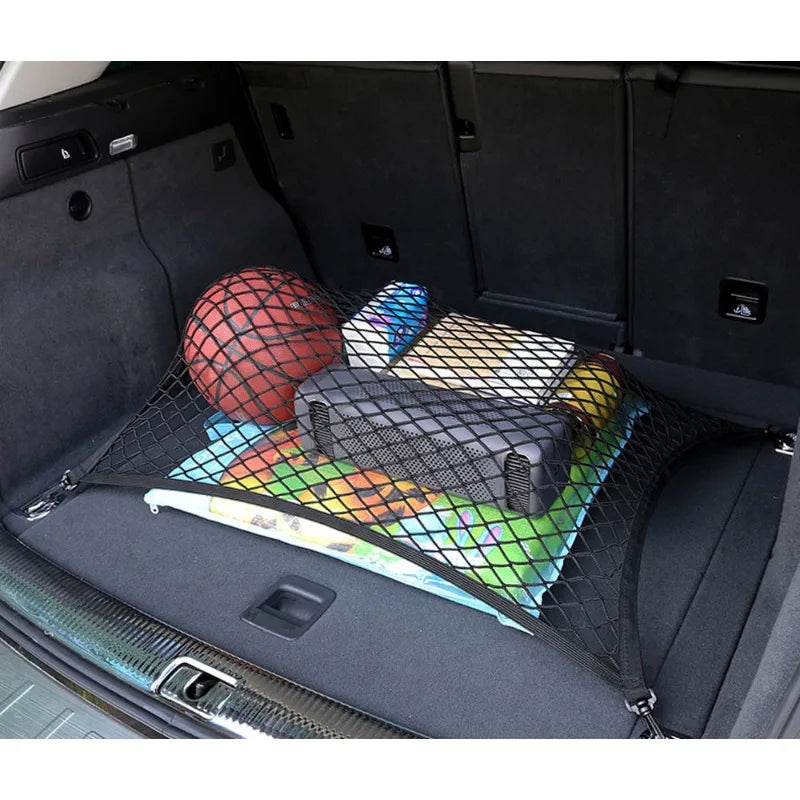 Trunk Cargo Elastic Net, Trunk Organizers and Storage - Luggage Net for Crossover - Best Car Organizer