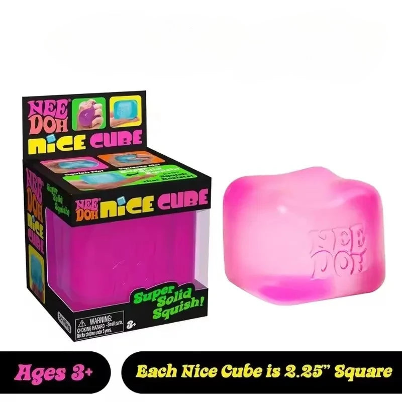 Trending Nee Doh Jellyfish & Cube Squish Toy - Soft Jelly Squeeze Stress Relief Fidget, Sensory NeeDoh for Kids & Adults 2026@！