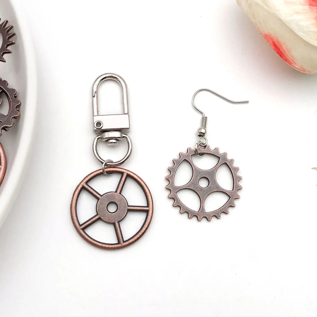 1 Bag Random Assorted Steampunk Zinc Alloy Gear DIY Pendants, Jewelry Craft Findings & Supplies.