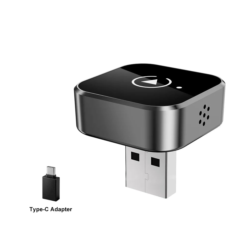 VCARLINKPLAY 2-in-1 Wireless CarPlay&Android Auto Adapter - Plug and Play CarPlay Converter, Fast Automatic Connection, Gifts