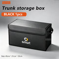 Car Trunk Foldable Storage Box For Smart 1 3 5 FORTWO FORFOUR 451 453, Multi-Functional Folding Storage Auto Storage Accessories