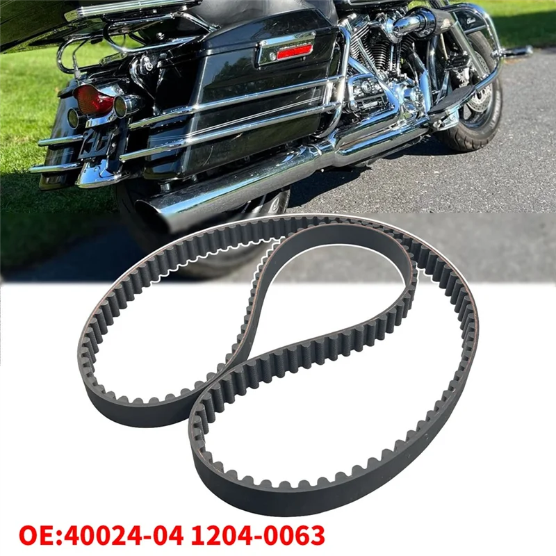 Motorcycle 139T 1-1/8Inch Rear Drive Belt For Electra Glide FLHT Ultra FLTR Road Glide FLHR 04-06 40024-04 1204-0063-A09E