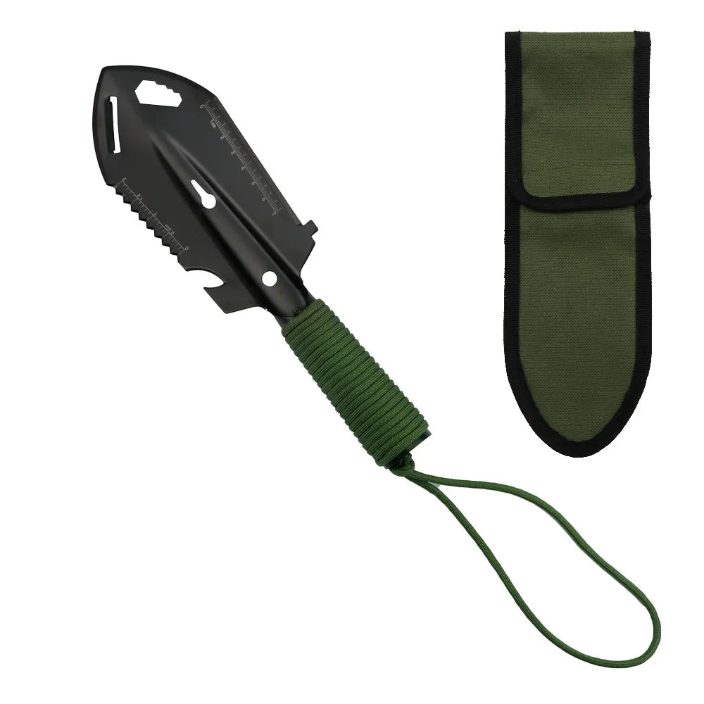 Multi-use Shovel Backpacking Trowel Ruler Flat Screwdriver Hexagon Wrench Outdoor Shovel Hiking Camping Tool Survival Safety Kit