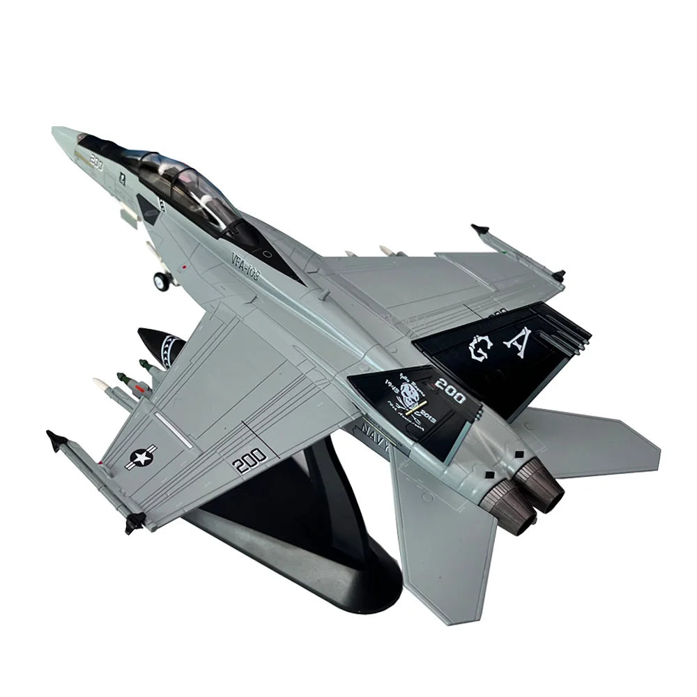 1:72 Scale US Army F/A-18F F-18 F18 Super Hornet Fighter Finished Metal Model Military Plane Airplane Collection Gift