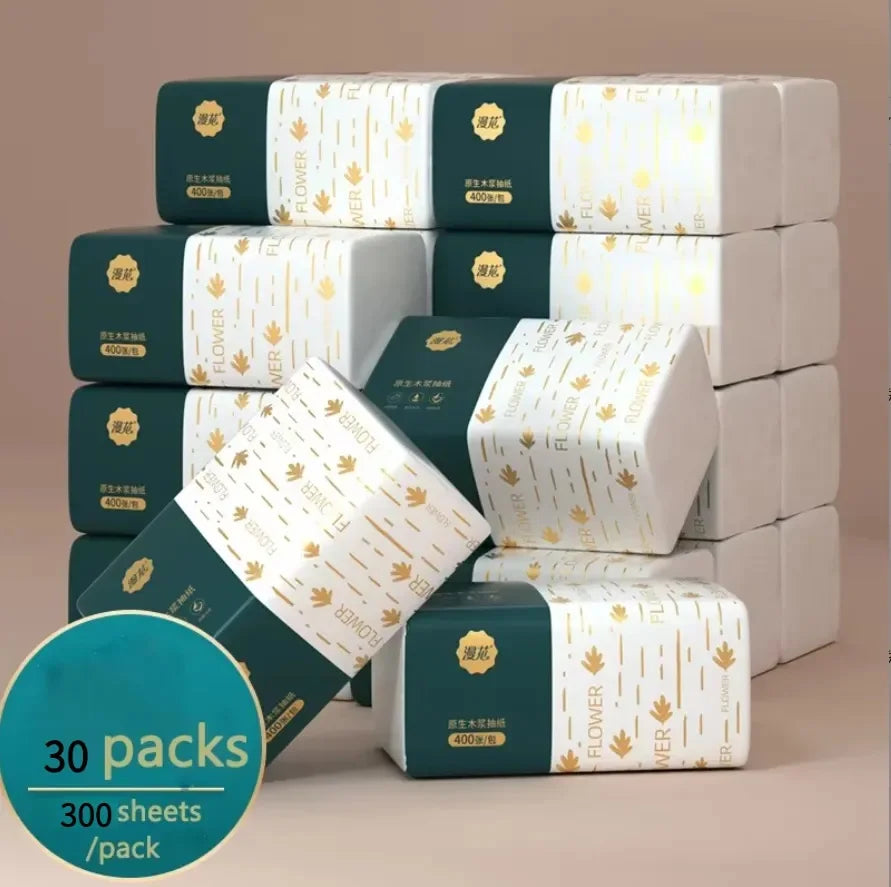 30 packs of Paper Towels Full pack Affordable Household Toilet Paper Household Napkins Paper Towels Toilet Paper