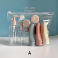 11Pcs Travel Toiletries Containers Set, Conditioner, Lotion – Refillable Mini Skincare Bottles for Airplane & Carry-On