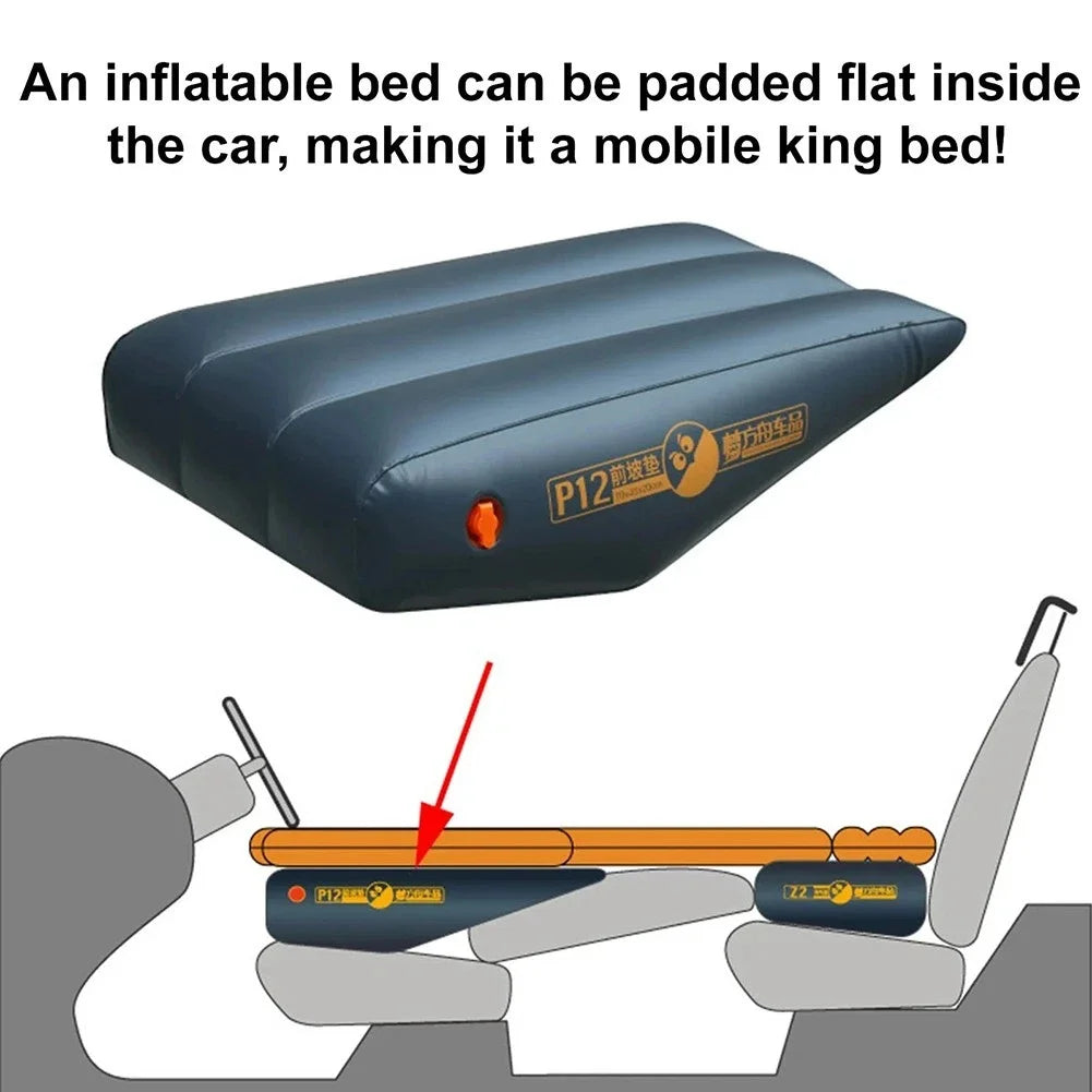Car Travel Inflatable Mattress Air Bed Back Seat Universal Rear Clearance Pad Gap Padding Long Distance Auto Camping Artifact