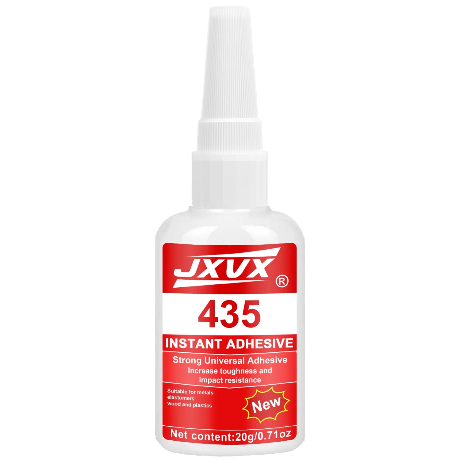 JXVX Fletching Glue 20g, Heavy Duty Arrow Glue Kit for Carbon, Aluminum, Wood Shafts, Instant & Clear Arrow Insert Adhesive Bonder for Fletching Vanes, Feathers and Inserts,1-10pcs.