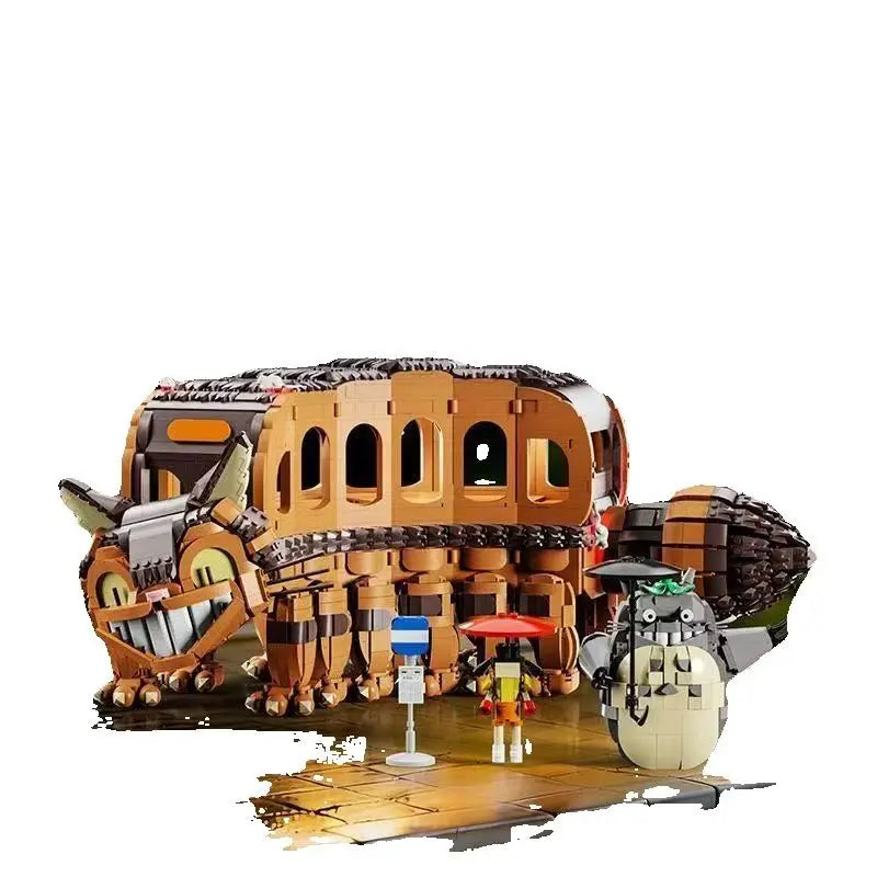 Animal Bones of Cat Car Models and Building Block Toys, Suitable for Adult Handmade Puzzle Activities and Holiday Gifts