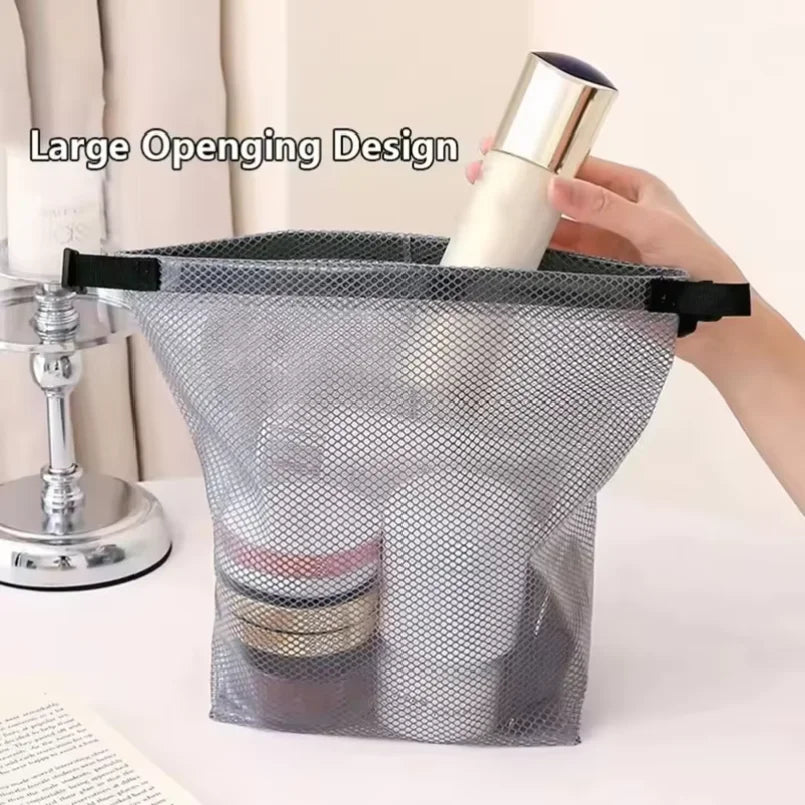 Waterproof Travel Makeup Storage Bag Portable Handheld Cosmetic Pouch Large Capacity for Women Outdoor