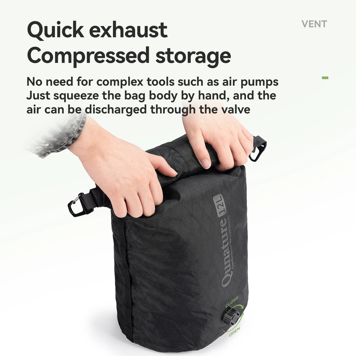 Qunature Upgraded Version 2.0 Bikepacking Bag Waterproof Compression Bag Lightweight Durable Road MTB Bike Travel Cycling Gear