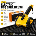 Barbecue Grill Brush 2-Speed Settings 800RPM Electric Grill Brush Grill Cleaner 3000 MAh for Outdoor Griddles Picnic Kitchen BBQ