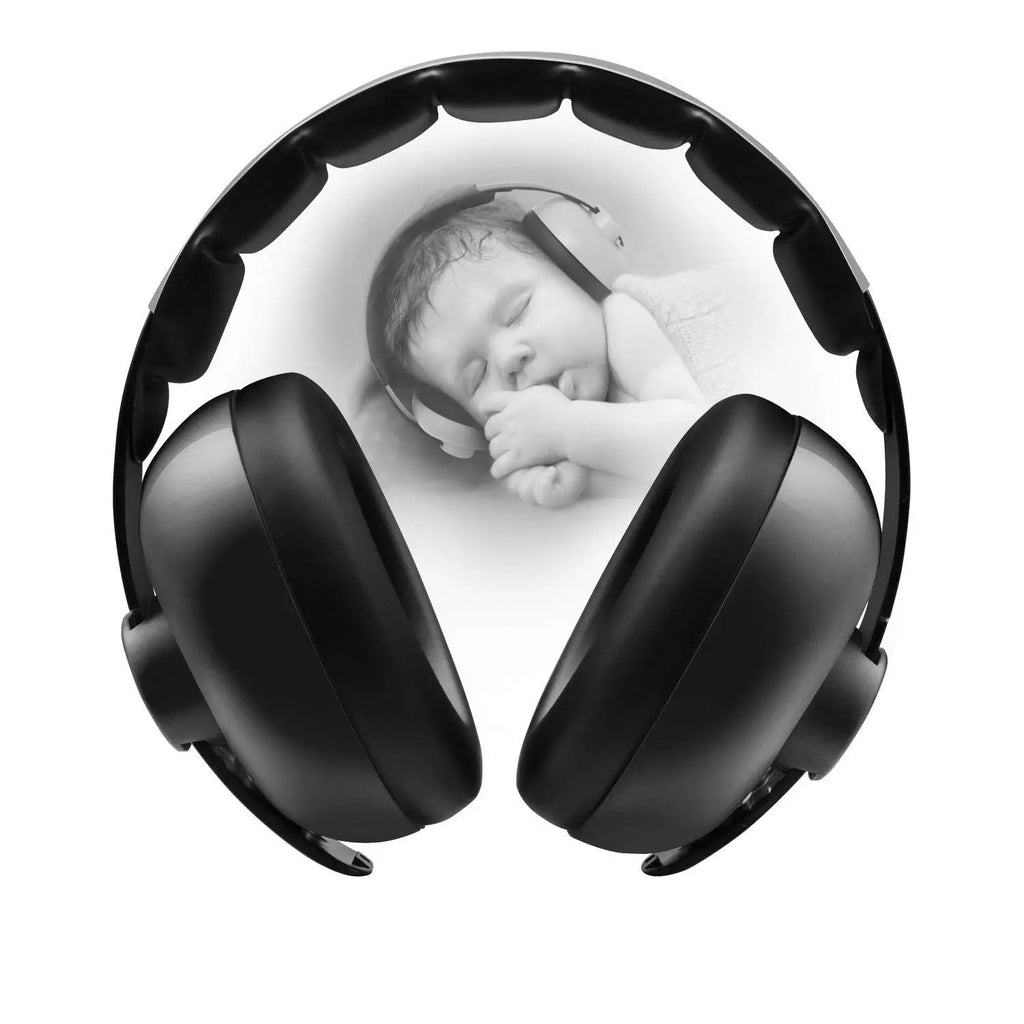 Baby Ear Protection Noise Cancelling Headphones 2-in-1 Convertible Design Noise Reduction Earmuffs for Infant Improves Sleep