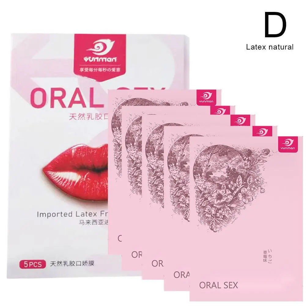 1/2 Packs Fruit Flavor Ultra-Thin Oral Sex Membrane Soft Vagina Anus Mouth Tongue Licking Penis Oral Sex Film Couples Sex Game