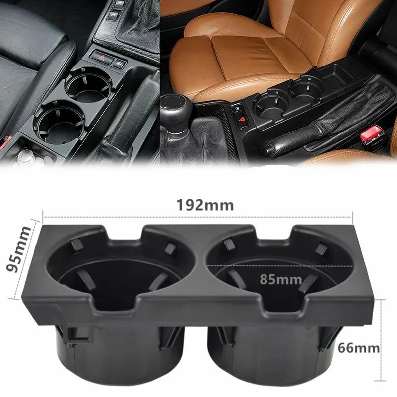 1PC Car Center Console Cup Holder For Bmw 3 Series E46 323i 318I 320I 1998-2006 51168217953 Easy To Install