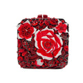 Crystal Bag Diamond Light Luxury Oil Drop Rose Dinner Banquet Party Annual Meeting Handbag Girl