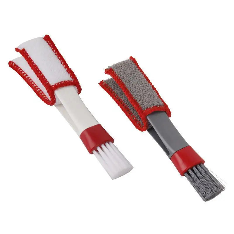 2Pcs Car Interior Cleaning Brush Detailing Brushes Car Air Vent Dashboard Blinds Keyboard Dust Removal Brush Auto Cleaning Tool