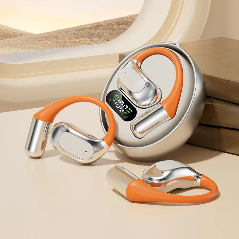 M113 Bluetooth headphones are wireless over-ear type with open and non-in-ear air conduction, specifically designed for sports
