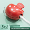 Mushroom Theme Travel Toothbrush Head Covers Toothbrush Protector Cap Brush Pod Case Protective Portable Plastic Clip
