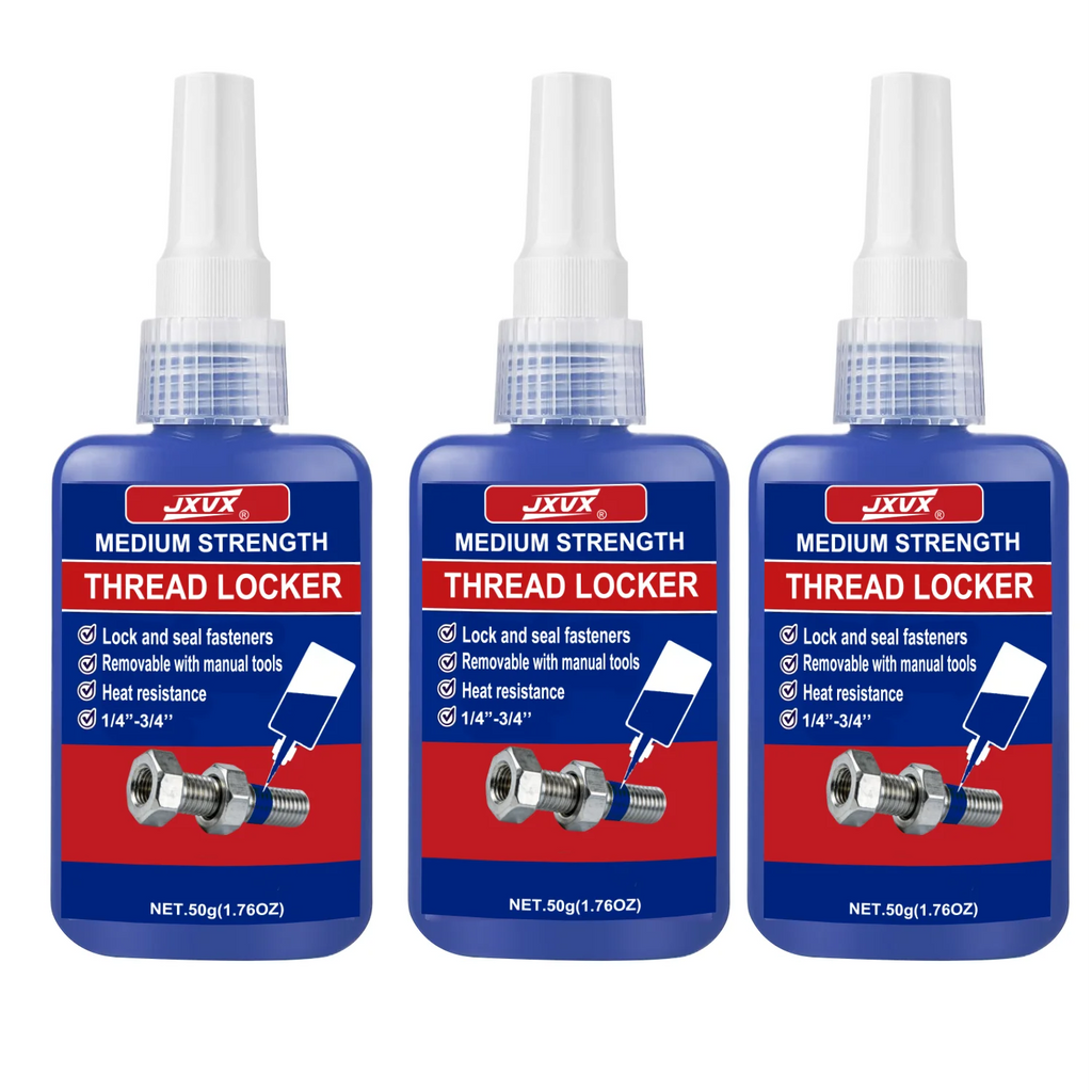 New 50ml Screw Glue, Fast Curing Threading Agent, Anaerobic Adhesive, Corrosion Resistant, Anti-Peeling, Medium Strength Blue Th
