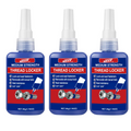 New 50ml Screw Glue, Fast Curing Threading Agent, Anaerobic Adhesive, Corrosion Resistant, Anti-Peeling, Medium Strength Blue Th
