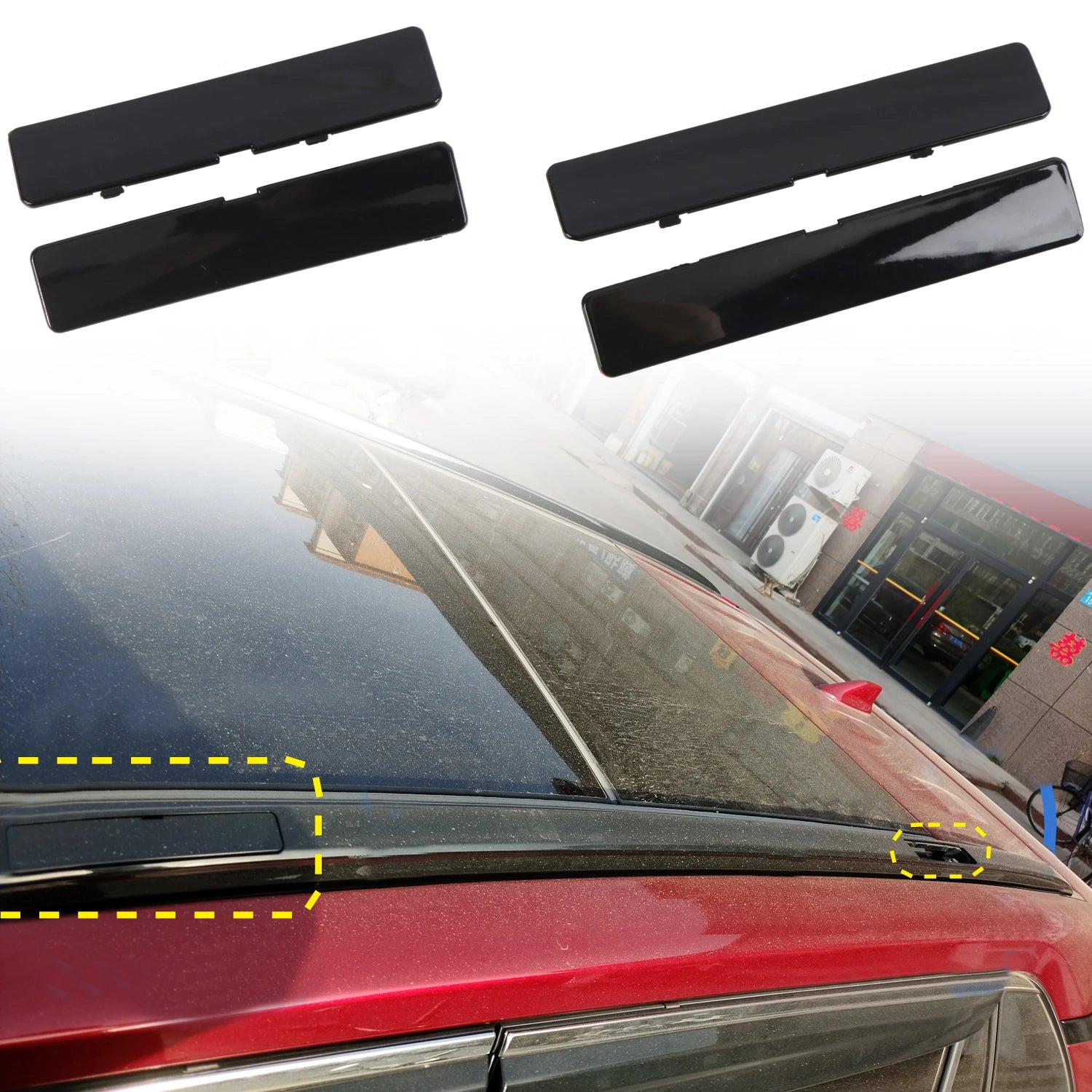 for Toyota RAV4 XA50 2019-2025 ABS Roof Rails Racks Cap Cover Shell Roof Side Garnish Lid Car Accessories 4PCS