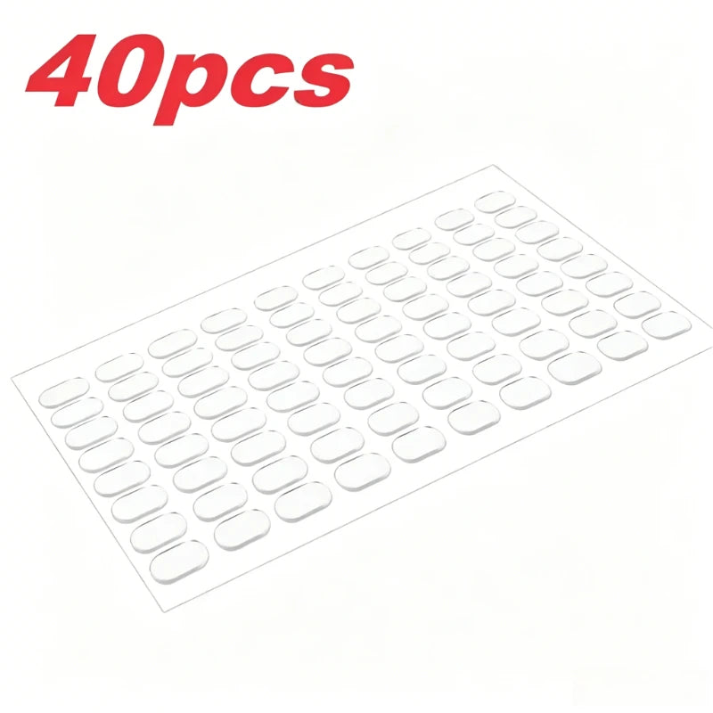 Removable Double Sided Gel Glue Pads Clear Sticky Glue for Plastic Surfaces Action Figures Posters Wall Hanging Dots
