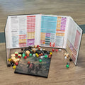 New D&D Master Screen Four-Panel Folding Coated Paper Forest D4-D20 Dice DM Screen for Dungeons & Dragon Pathfinder Board Games