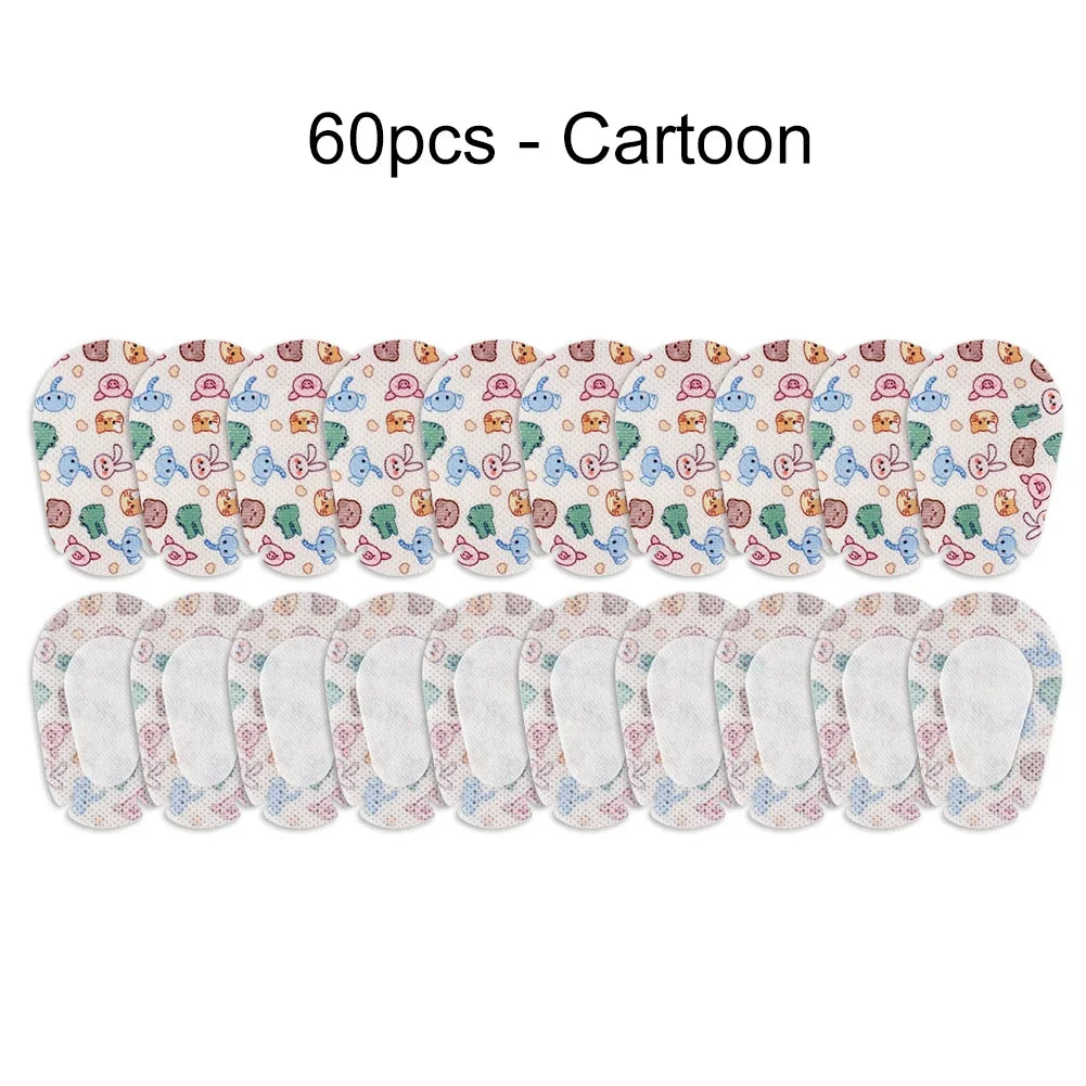 20/60Pcs Breathable Amblyopia Eye Patch Band Aid Cartoon Kids Disposable Medical Sterile Eye Pad Adhesive Bandages First Aid Kit