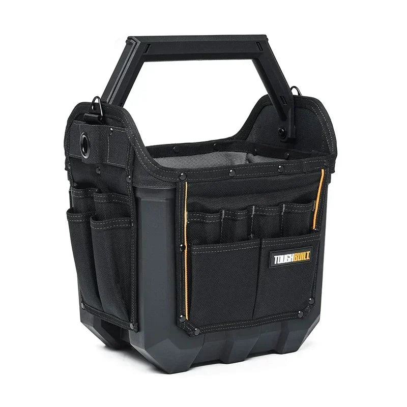 TOUGHBUILT TB-CT-82-12 12 inch hard bottomed tool bag is sturdy, easy to use, portable, and multi storage expert level