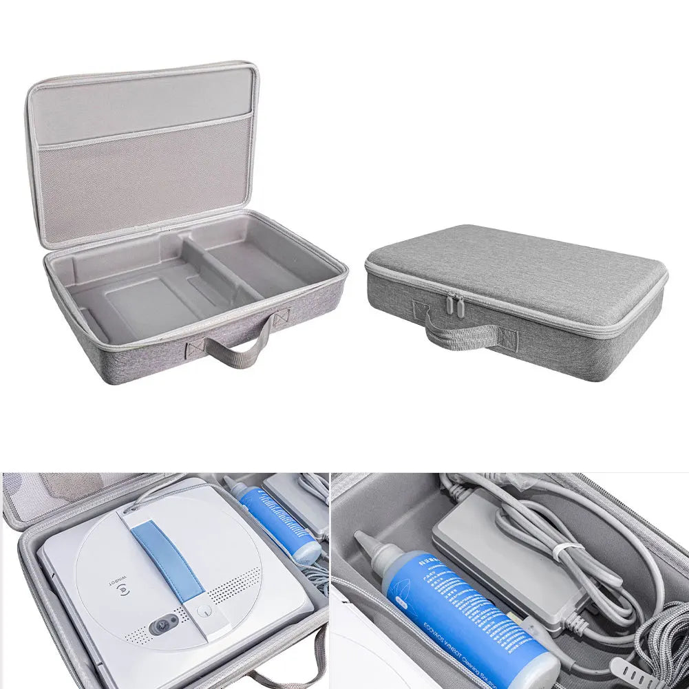 1/2Pcs Hard Shell Storage Case For Ecovacs Winbot-Mini EVA Protection Box For Window Cleaning Robot Tool Compact Carry Organizer