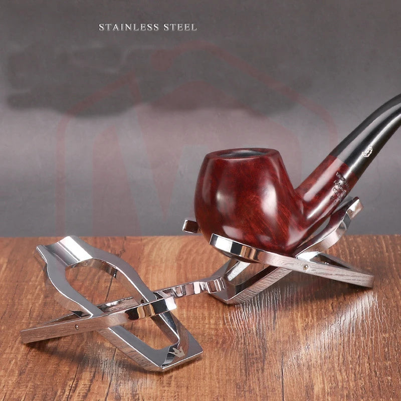Hotselling design Stainless steel Pipe rack display pies holder