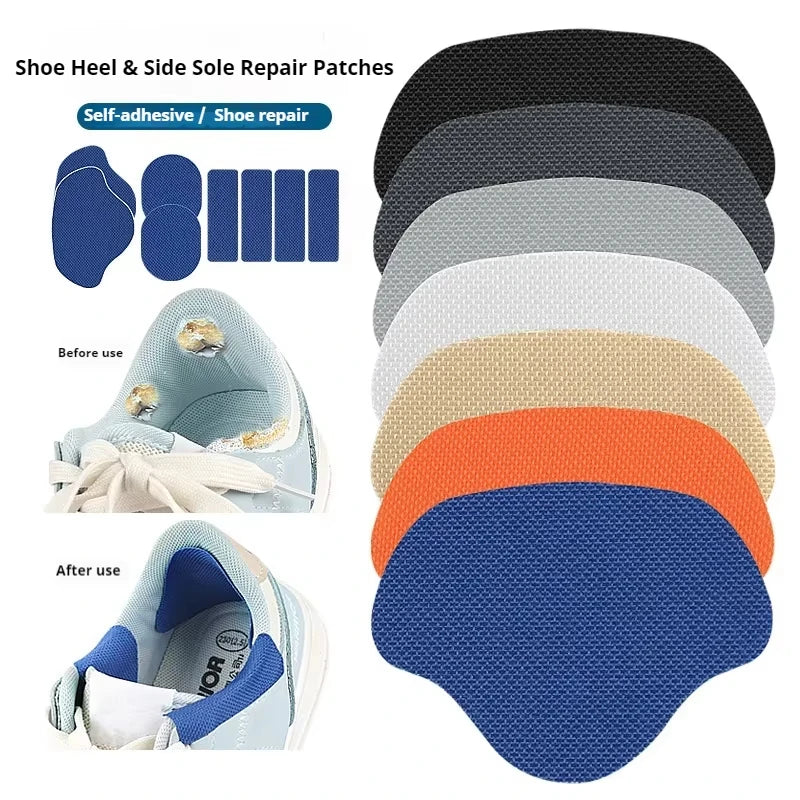 Sneakers Heel Repair Shoe Side Damage Lining Patch Sticker Shoe Heel Wear Repair Patch Suitable for a Wide Range of Shoes