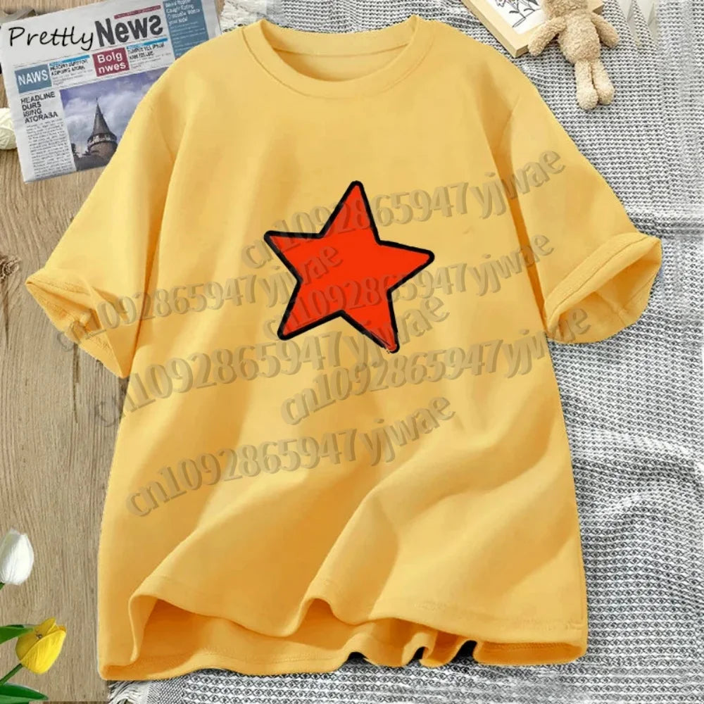 Scott Pilgrim Takes Off Scott Pilgrim Star Tshirts Woman Men Grapihc T Shirts Anime Fashion Short Sleeve Tee Harajuku T-shirt