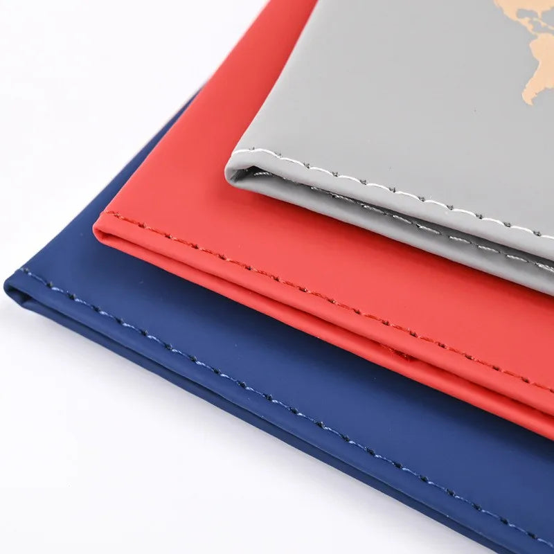 Slim Passport Holder Cove Map PU Passport Holder Travel Essential Cruise Must Have Passport Holders Portable for All Country