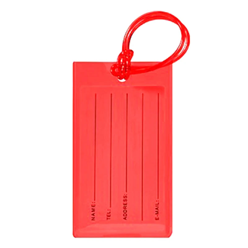 Soft Pvc Travel Luggage Tag Airplane Color Silicone Wholesale Suitcase Label Accessories Bag Name Tag Card Sleeve